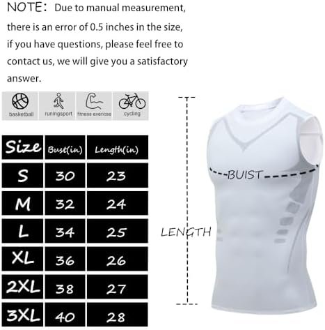 Men's Sleeveless Shirt Sport Compression Vest 4-3Pack, Quick-Drying, Fitness, Basketball, Running