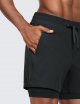 2 in 1 Mens Athletic Shorts 5" with Liner Quick Dry Lightweight Running Sports Gym Shorts with Pockets