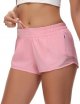 Running Shorts for Women Athletic Shorts Quick-Dry Gym with Zipper Pockets Workout Sports Shorts