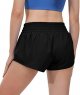 Women's High Waisted Running Shorts, 2.5" Quick Dry Sport Gym Athletic Shorts with Liner Zipper Pockets