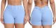 Workout Scrunch Shorts Women V Back Gym Shorts Butt Lifting Shorts Seamless