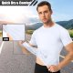 Men's Compression Shirts Workout Sports Short Sleeve Running Tops Cool Dry Tight T-Shirt Baselayer Gym Undershirts