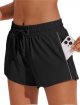 Running Shorts for Women Quick Dry Athletic Short High Wasit Pockets