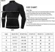 Men's Mock Compression Shirt UPF 50+ Long Sleeve Turtleneck Undershirts Baselayer Athletic Running T-Shirts Top