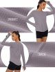 Women's Long Sleeve Running Shirts Workout Tops UPF 50+ Sun Shirt Quick Dry Athletic T-Shirts with Watching Window