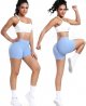 Workout Scrunch Shorts Women V Back Gym Shorts Butt Lifting Shorts Seamless