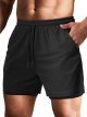 Men's Gym Shorts with Liner - 5" Lightweight Running Shorts Mesh Workout Athletic Shorts with 5 Pockets