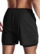 Men's Gym Shorts with Liner - 5" Lightweight Running Shorts Mesh Workout Athletic Shorts with 5 Pockets