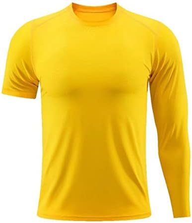 Men's Compression Shirts Single Sleeve Athletic Shirts 1/2 Long Sleeve Baselayer Short Sleeve T-Shirts Tops Sports