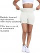 Workout Shorts Womens, Ribbed Seamless Shorts High Waist Gym Spandex Shorts