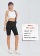 Women's 10"/ 12" Long Yoga Compression Shorts High Waist Knee Length Spandex Workout Shorts with Pockets Soft