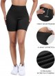 Workout Shorts Womens, Ribbed Seamless Shorts High Waist Gym Spandex Shorts