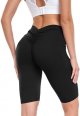 V Back Shorts Leggings for Women with Pockets Lifting Workout Booty Gym Short Leggings