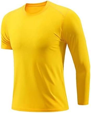 Men's Compression Shirts Single Sleeve Athletic Shirts 1/2 Long Sleeve Baselayer Short Sleeve T-Shirts Tops Sports